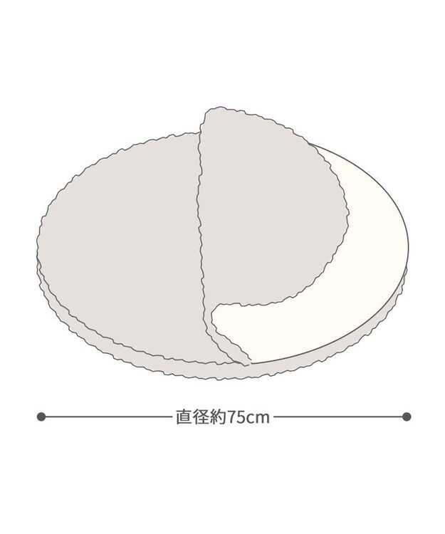 PET PARADISE スヌーピー 遠赤外線 くつろぎマット 《兄弟柄》 Ｍ ベージュ