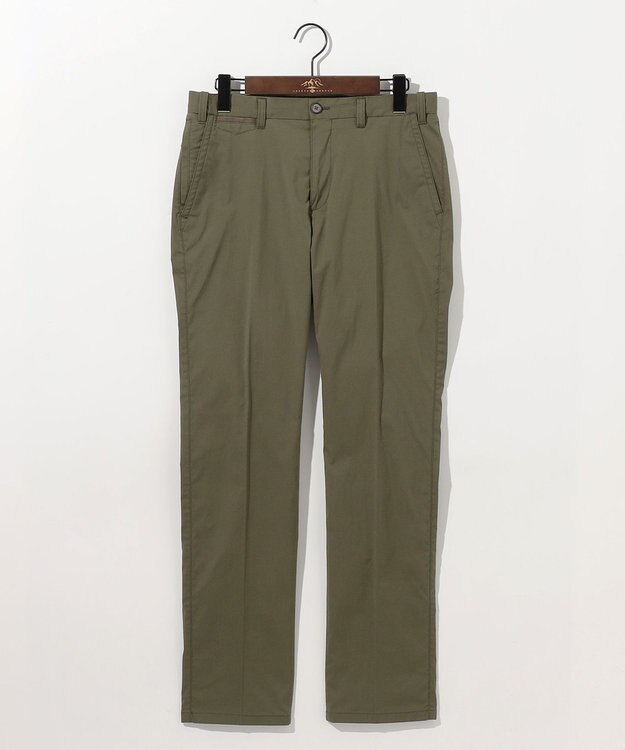 JOSEPH ABBOUD 【キングサイズ・ウエストも伸びる!/ストレッチ/軽量/Eco撥水】マイクロピケストレッチ パンツ カーキ系