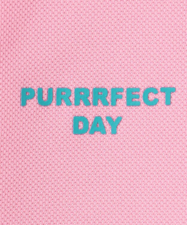 PW CIRCULUS 【WOMEN】【吸汗速乾/ストレッチ/UVケア】ベーシックカノコ スキッパー ポロシャツ ゴルフウェア レディース ピンク