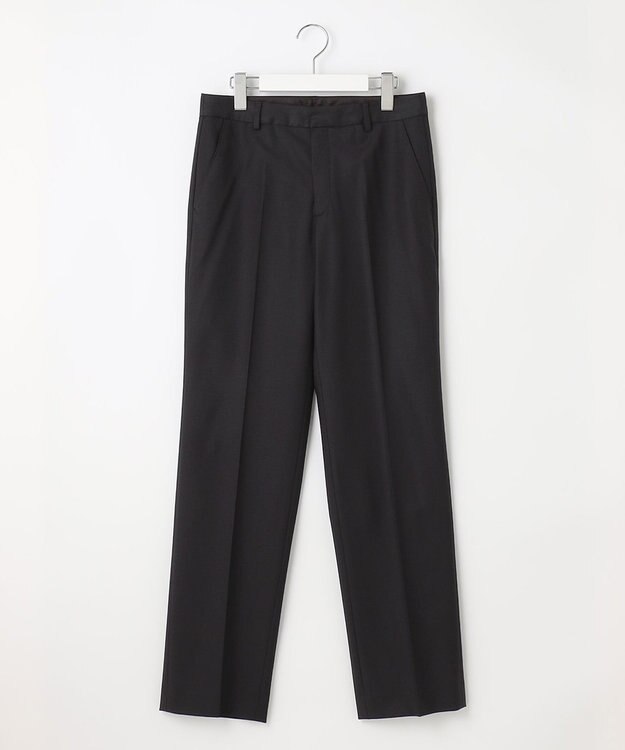 23区 【セットアップ対応】ファインネスウール フルレングス  パンツ ブラック系