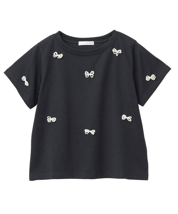 Green Parks ・ｓｗｉｎｇ　ｂｙ　パールリボンモチーフＴＥＥ Black