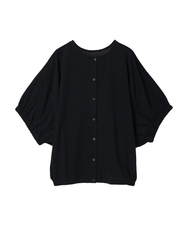 CRAFT STANDARD BOUTIQUE ２ＷＡＹカットカーディガン　 Black