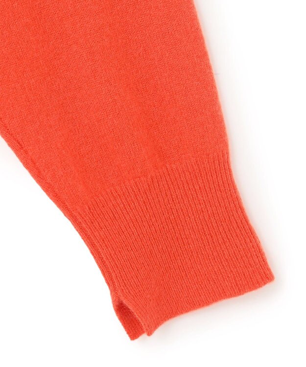 23区 【Oggi2月号掲載/洗える】ピュアカシミヤ クルーネック ニット オレンジ系