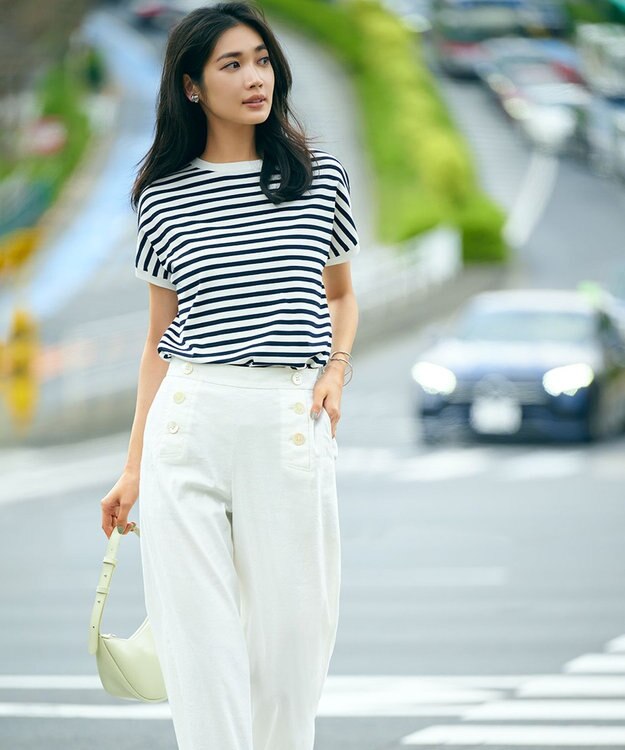 23区 【CLASSY.6月号掲載】ラインアーチ イヤリング シルバー系