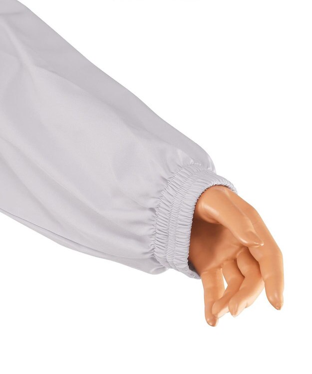 San-ai Resort（三愛水着楽園） 【再入荷】WEB限定商品　ポケット付きハーフジップラッシュパーカー＋リブタンキニ水着+レギンス5点セット【Beach Queen（ビーチクイーン）】 ライトグレー