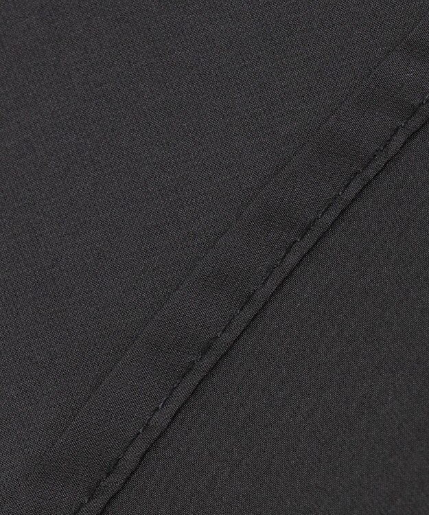 ICB L 【洗える】ハイゲージポンチ ラッフルカラープルオーバー ブラック系