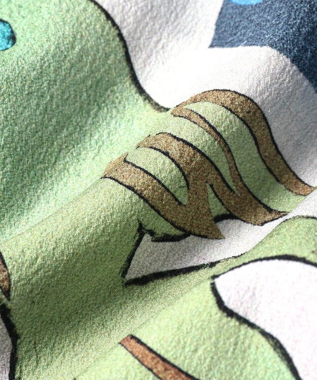 Paul Smith River Collage コンビネーション ワンピース グレイッシュブルー