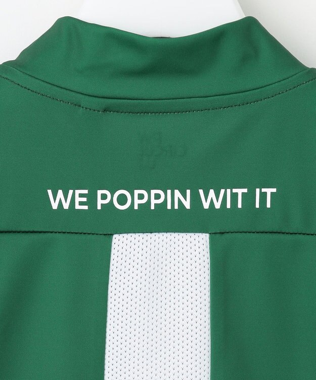 PW CIRCULUS 【UVカット / 吸水速乾 / 伸縮性抜群】【WOMEN】NEW バックメッシュモック T ゴルフウェア レディース グリーン系