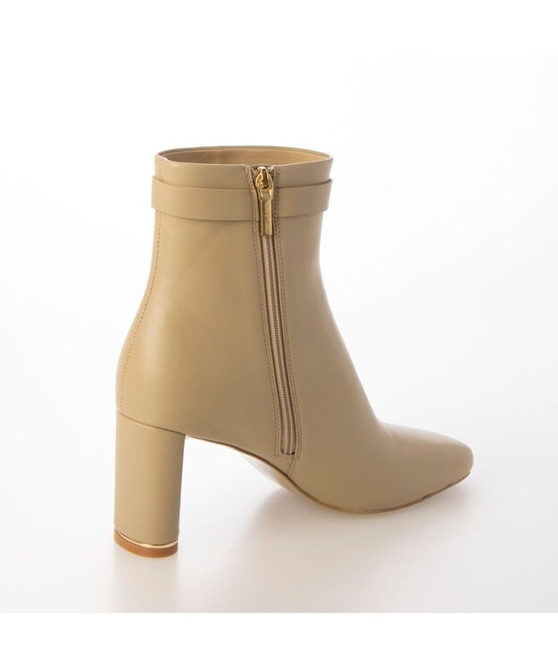 MODE ET JACOMO <MODE ET JACOMO>サイドベルトスクエアトゥショートブーツ ライトイエロー