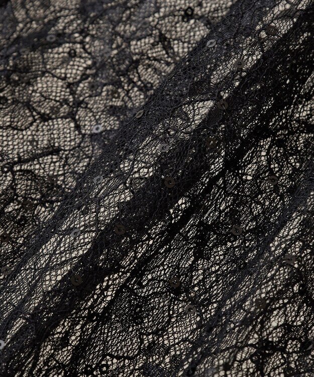 Green Parks 前後２ＷＡＹレーススパンコールビスチェ Black