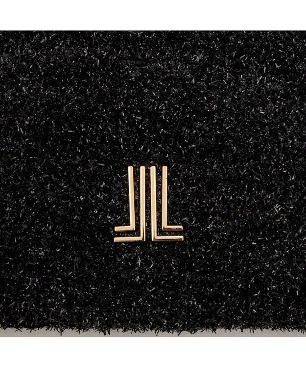 LANVIN en Bleu カレンデ 2WAYハンドバッグ ラメブラック