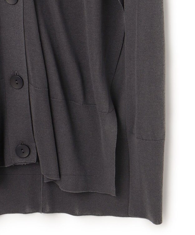 ICB L 【マガジン掲載】Stiffen ロング カーディガン（番号CH62） ダルブルー系