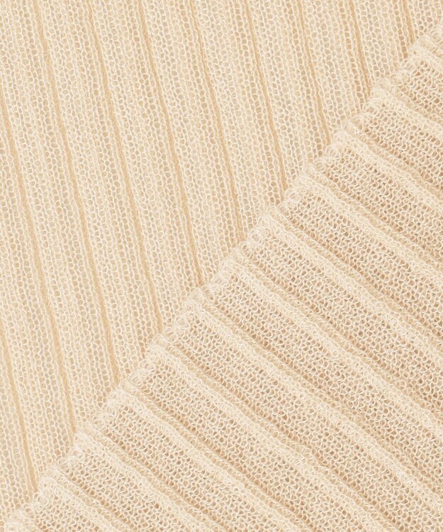 uncrave シアー リブ ノースリーブ ニット（uncrave STANDARD） ベージュ