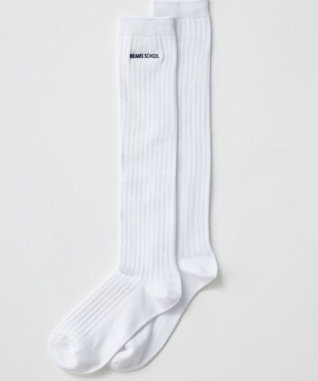 BEAMS SCHOOL 38cm丈スクールソックス ホワイト