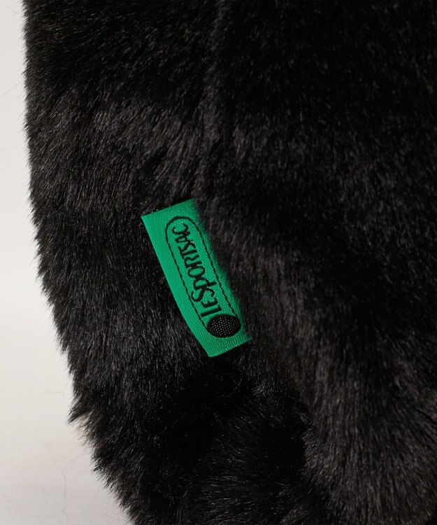 LeSportsac FUR SHOULDER TOTE/ブラックフラッフィーファー ブラックフラッフィーファー