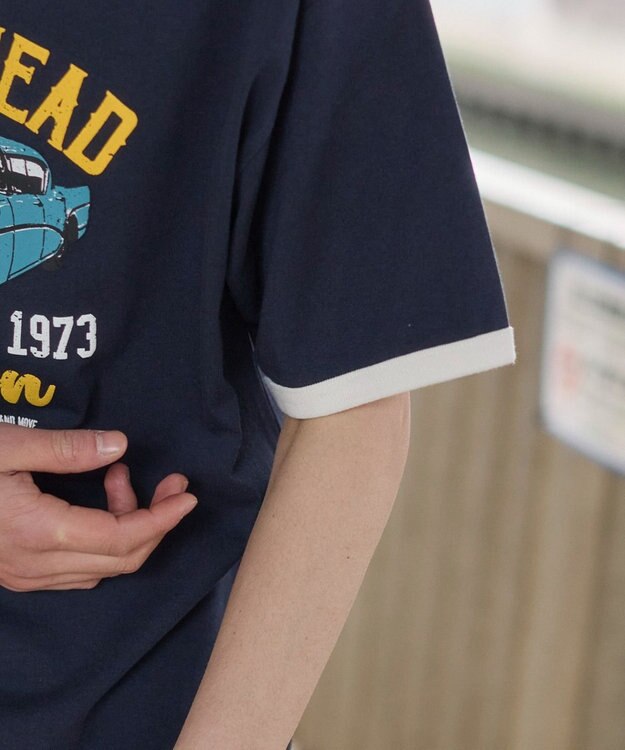 WEGO グラフィックリンガーT（SS） ネイビー