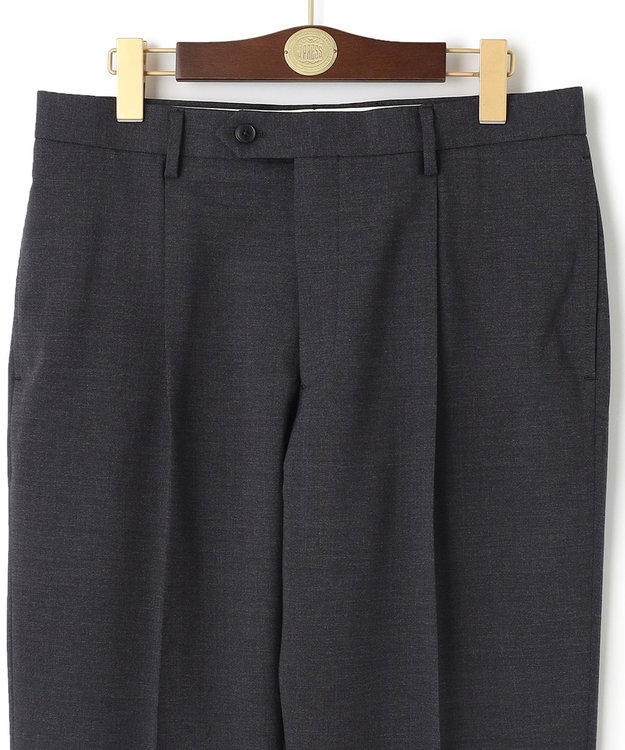 J.PRESS MEN 【PEPPIN MERINO COMFORT】 プレーン スラックス / 1タック グレー系