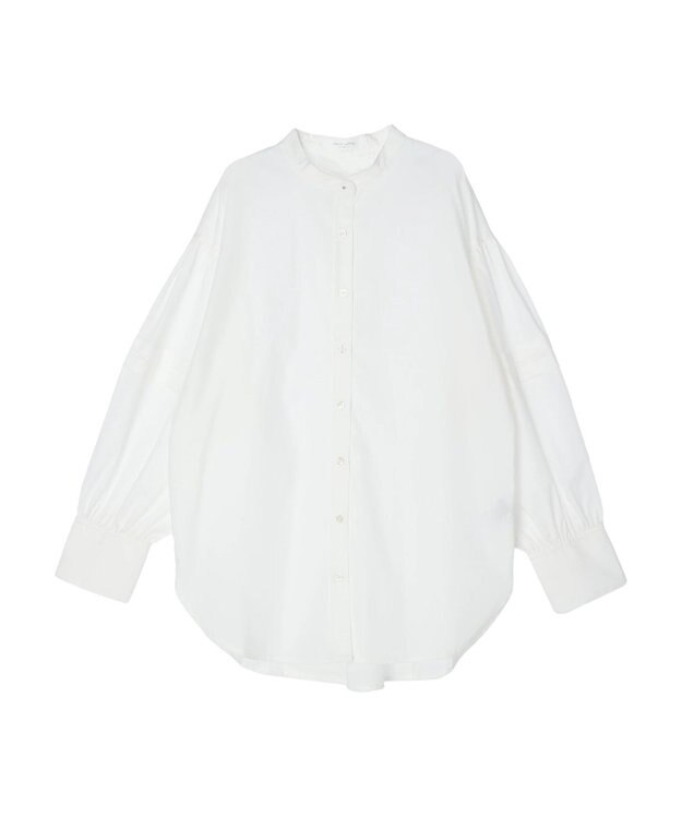 Green Parks ボリュームタックブラウス Off White