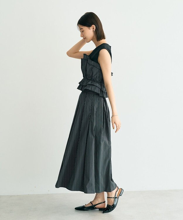 YECCA VECCA ビスチェドッキングブラウス Dot