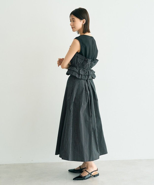 YECCA VECCA ビスチェドッキングブラウス Dot