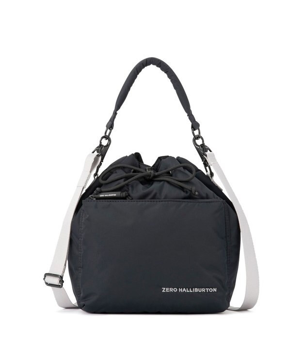 ZERO HALLIBURTON 【雑誌掲載】 DICROS SOLOシリーズ 巾着ショルダーバッグ ZHG-B DS 85006 ネイビー