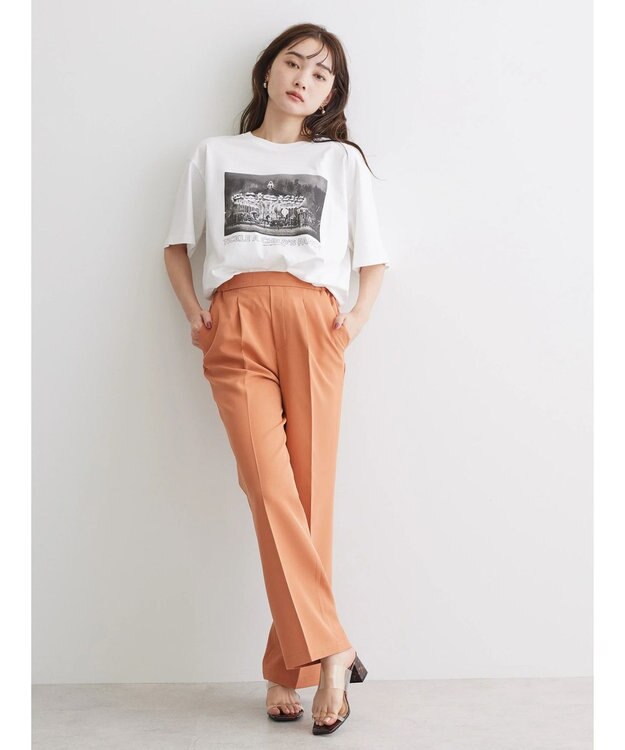 AMERICAN HOLIC フォトプリント半袖カットプルオーバー A