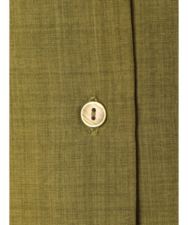 Green Parks 前後２ｗａｙミディ丈タックワンピース Green