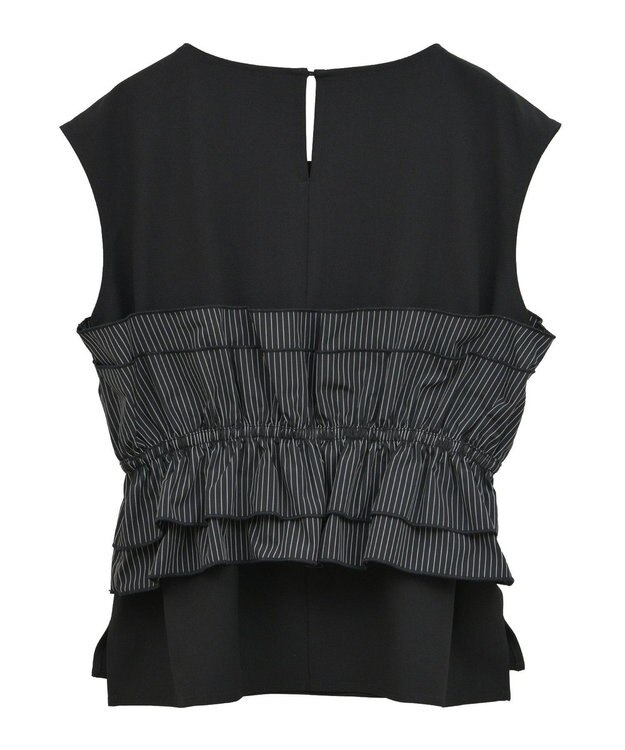 YECCA VECCA ビスチェドッキングブラウス Dot