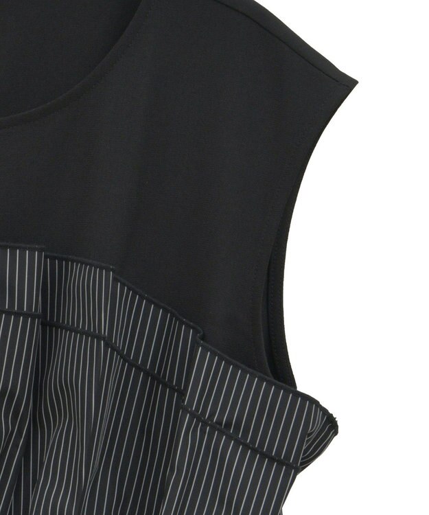 YECCA VECCA ビスチェドッキングブラウス Dot