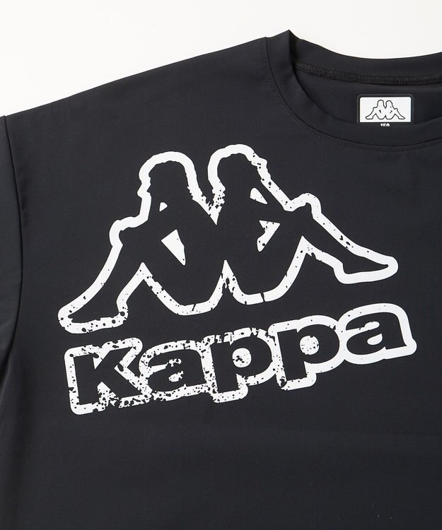 OP／FILA 【Kappa】長袖被りラッシュガード ブラック