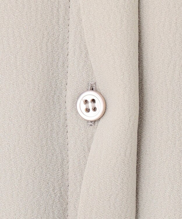 ICB L 【WEB限定・洗える】BackSatinGeorgette ブラウス ベージュ系