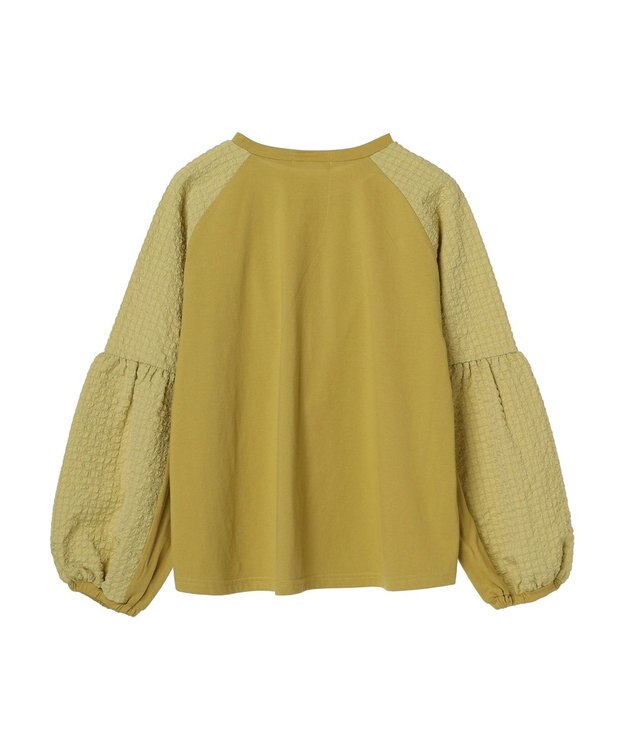 CRAFT STANDARD BOUTIQUE 袖切り替えデザインプルオーバー Yellow