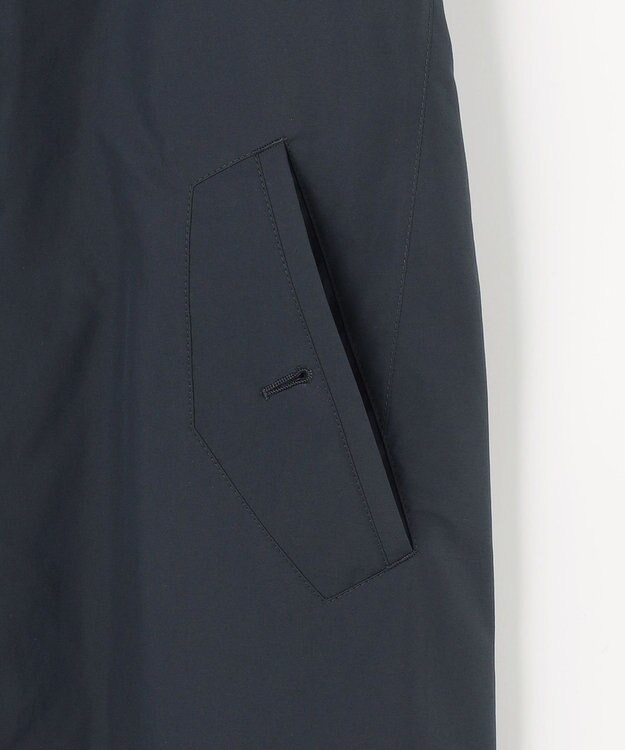 JOSEPH ABBOUD 【フード脱着仕様/JAPANファブリック/ECO撥水】ステンカラー コート ネイビー系