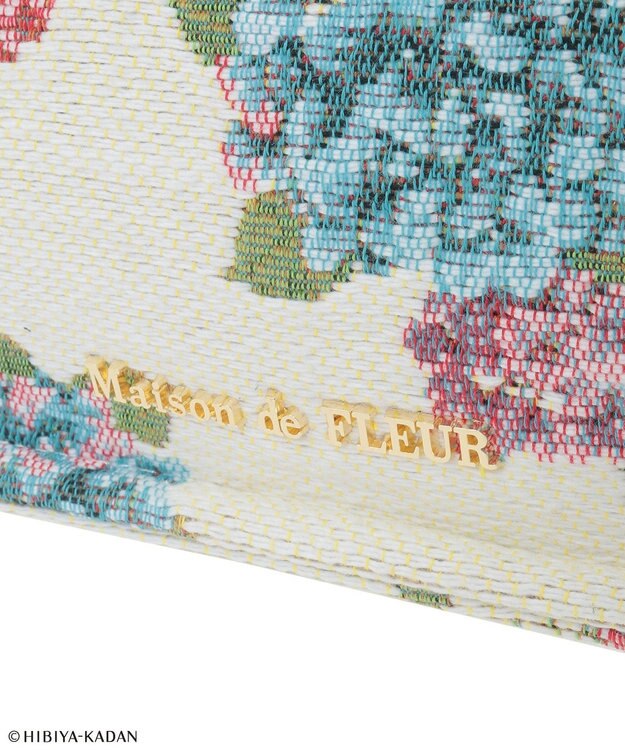 Maison de FLEUR 日比谷花壇コラボ ゴブランスクエアトート Ivory