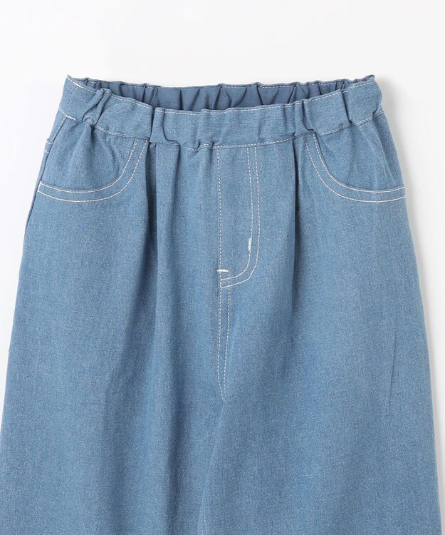 ANY KIDS デニムワイドパンツ ブルー