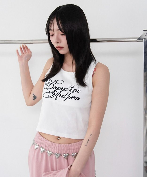 WEGO 【カップ付き】グラフィックカップインタンク 柄3