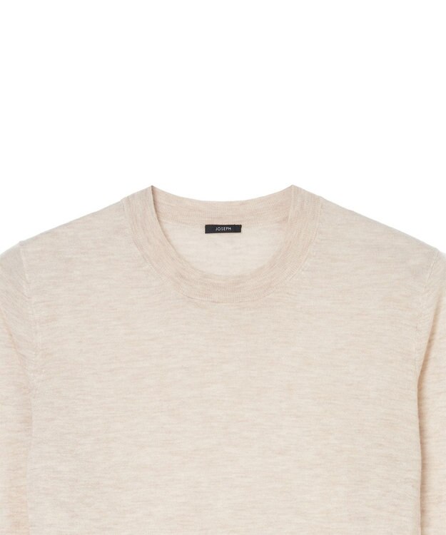 JOSEPH キャッシュエアー　ラウンドネックニット Oat Melange