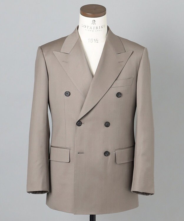 GOTAIRIKU 【LoroPiana】AUSTRALIS_ダブルブレスト ベージュ系8
