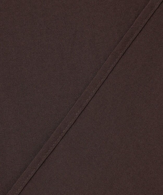 ANY 楽映えフリルネックブラウス（セットアップ着用可） ブラウン