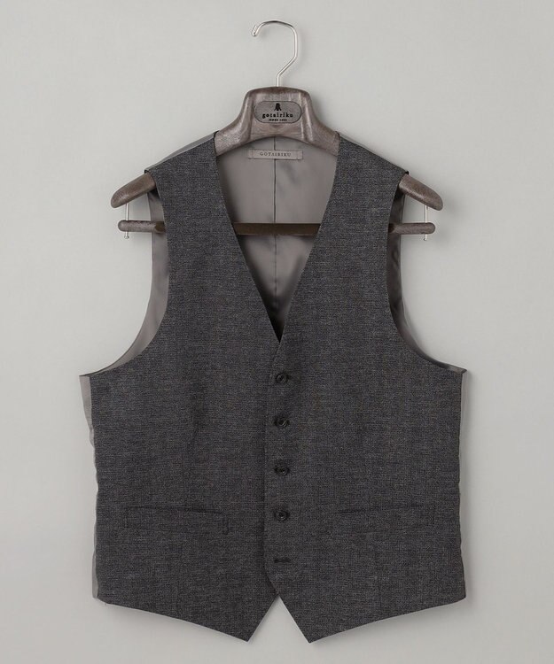 GOTAIRIKU 3ピース対応【圧倒的清涼感】クールドッツ セットアップベスト_クラシックプリント(26年モデル) グレー系8