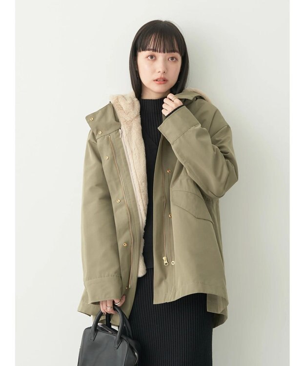 earth music&ecology ３ＷＡＹ　マウンテンパーカー Khaki