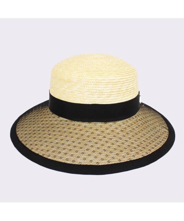ATRENA ＳＴＲＡＷ　ＬＯＮＧ　ＢＲＩＭ　ＨＡＴ ナチュラル