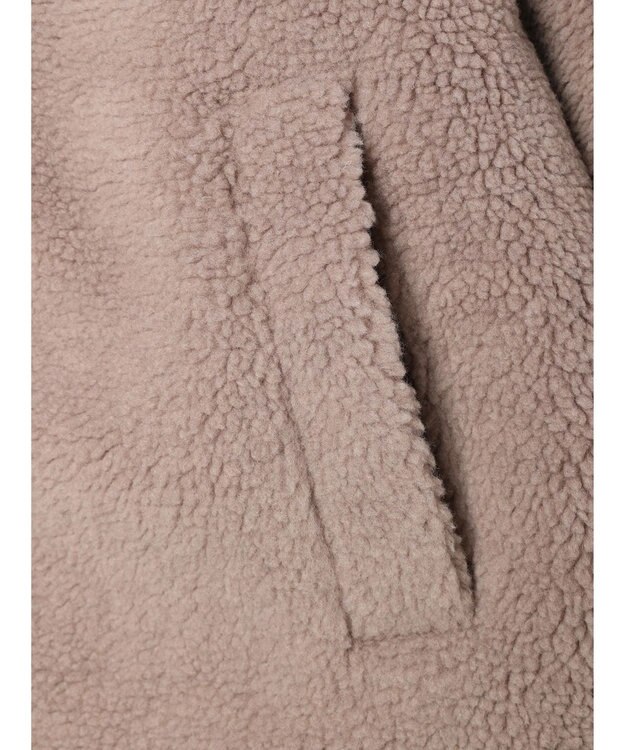 Green Parks スタンドカラーボアブルゾン Mocha