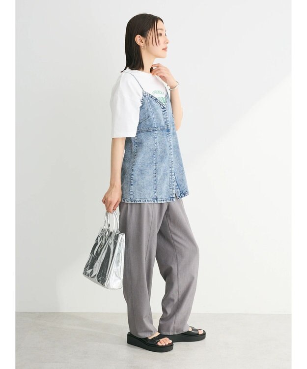 Green Parks ・ＥＬＥＮＣＡＲＥ　ＤＵＥ　デニムロングキャミ Light Indigo