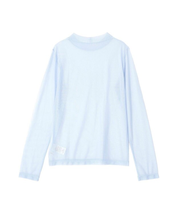 CRAFT STANDARD BOUTIQUE シアーメッシュロングスリーブインナー Light Blue