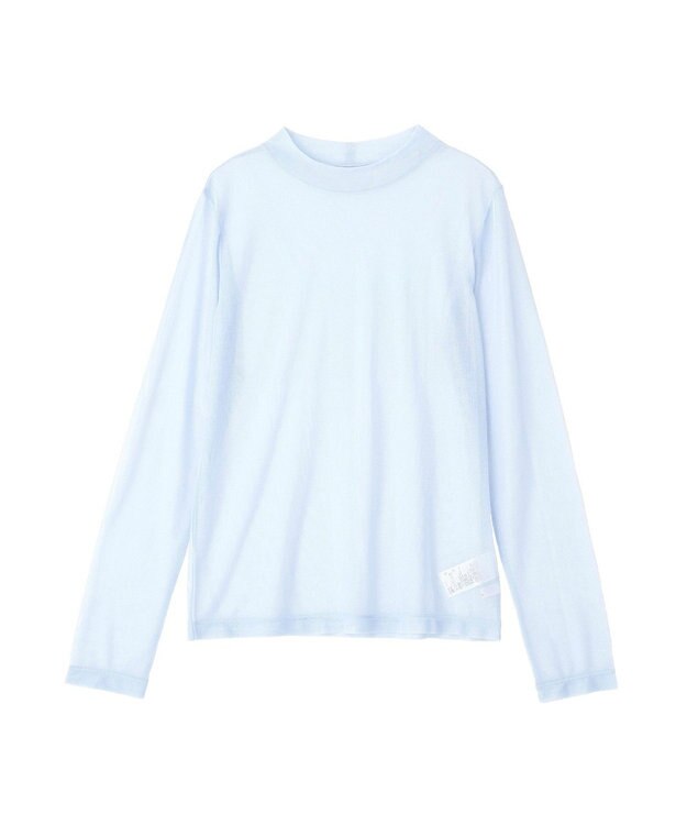 CRAFT STANDARD BOUTIQUE シアーメッシュロングスリーブインナー Light Blue