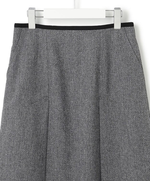 23区 【洗える】ツイーディーエトワール Aライン スカート グレー系