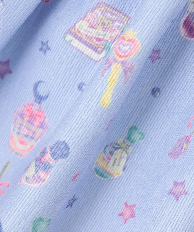 ANY KIDS マジカルキャットフレアスカート サックスブルー