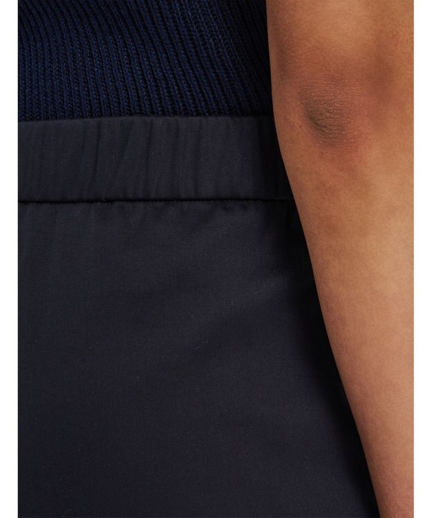 JOSEPH ライトギャバジンストレッチ　ワイドトラウザーズ Navy