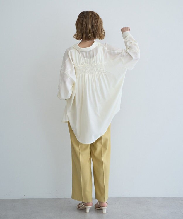 YECCA VECCA リラックスイージーワイドパンツ Yellow